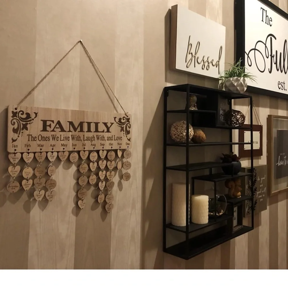 Family Birthday Events Calendar - NWT